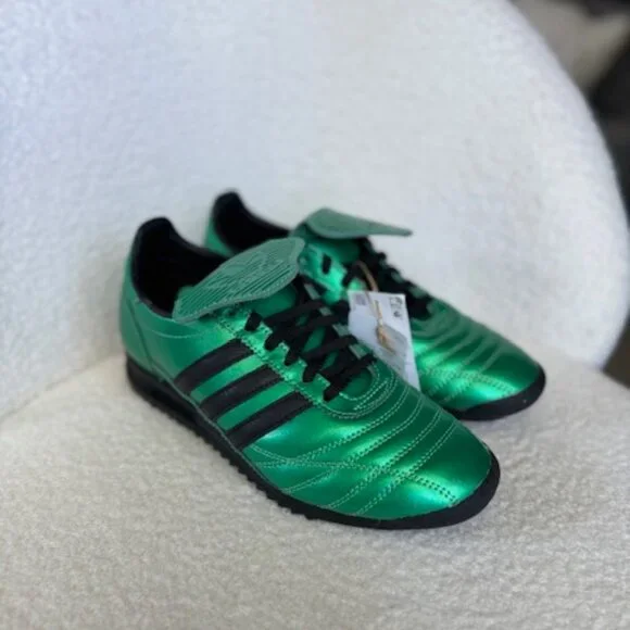 Adidas SL 72 OG Metallic Green Black Womens Sneaker - Picture 1 of 6